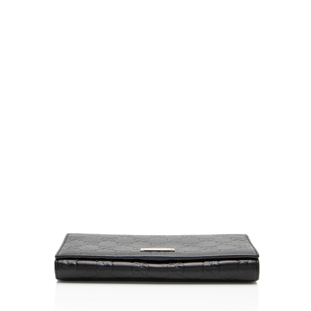 Gucci Guccissima Leather Wallet on Chain Bag (SHF-7tUszV)