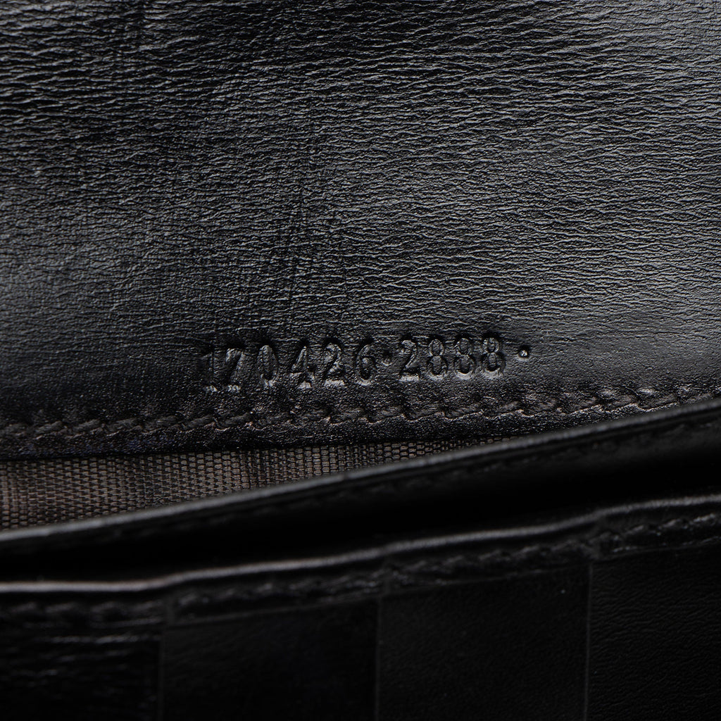 Gucci Guccissima Leather Wallet on Chain Bag (SHF-7tUszV)