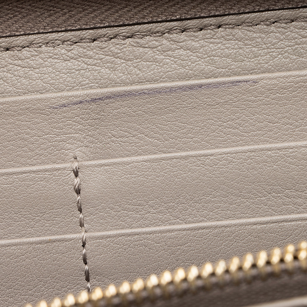 Gucci Guccissima Leather Zip Around Wallet - FINAL SALE (SHF-18997)
