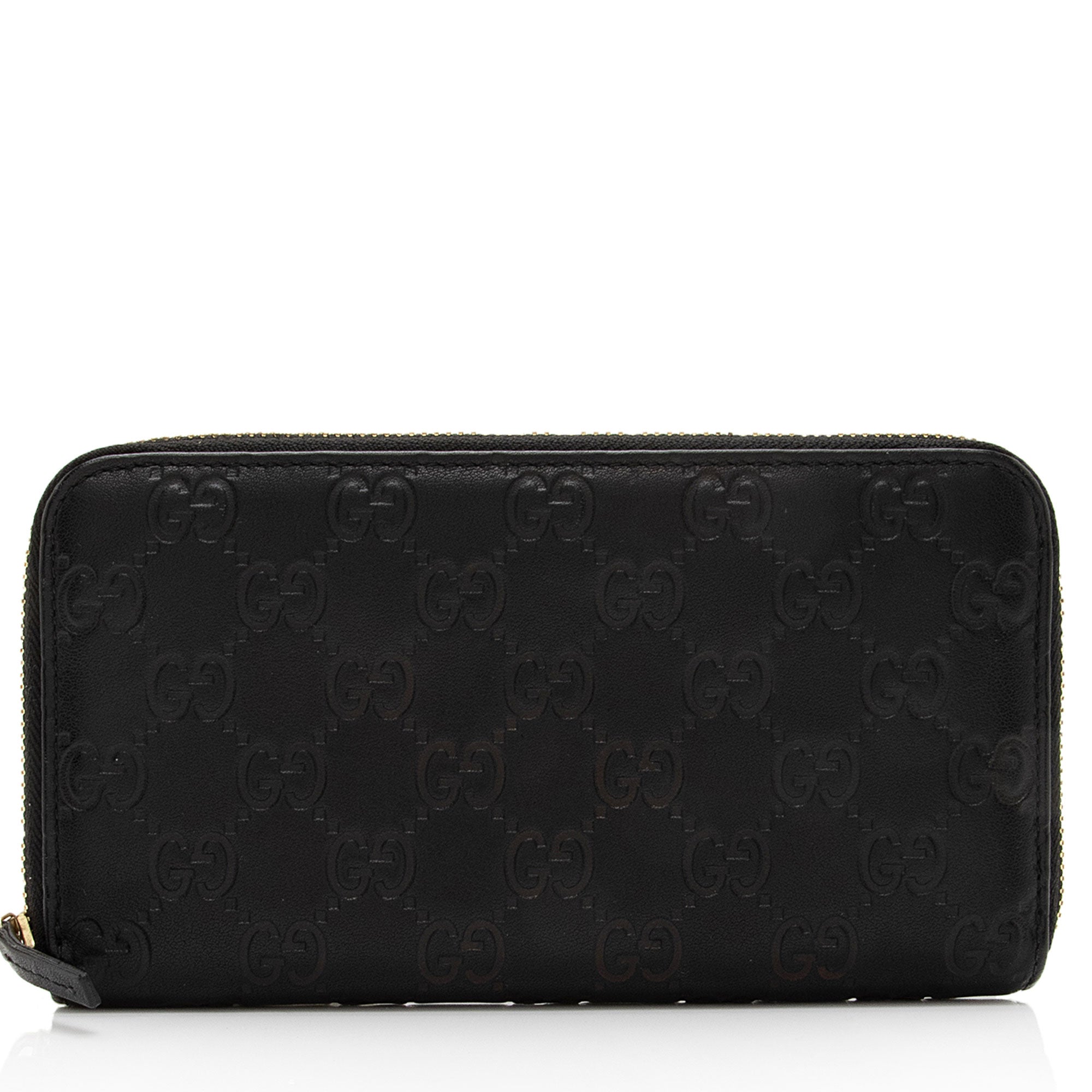 Gucci Guccissima Leather Zip Around Wallet (SHF-Vmk13c)