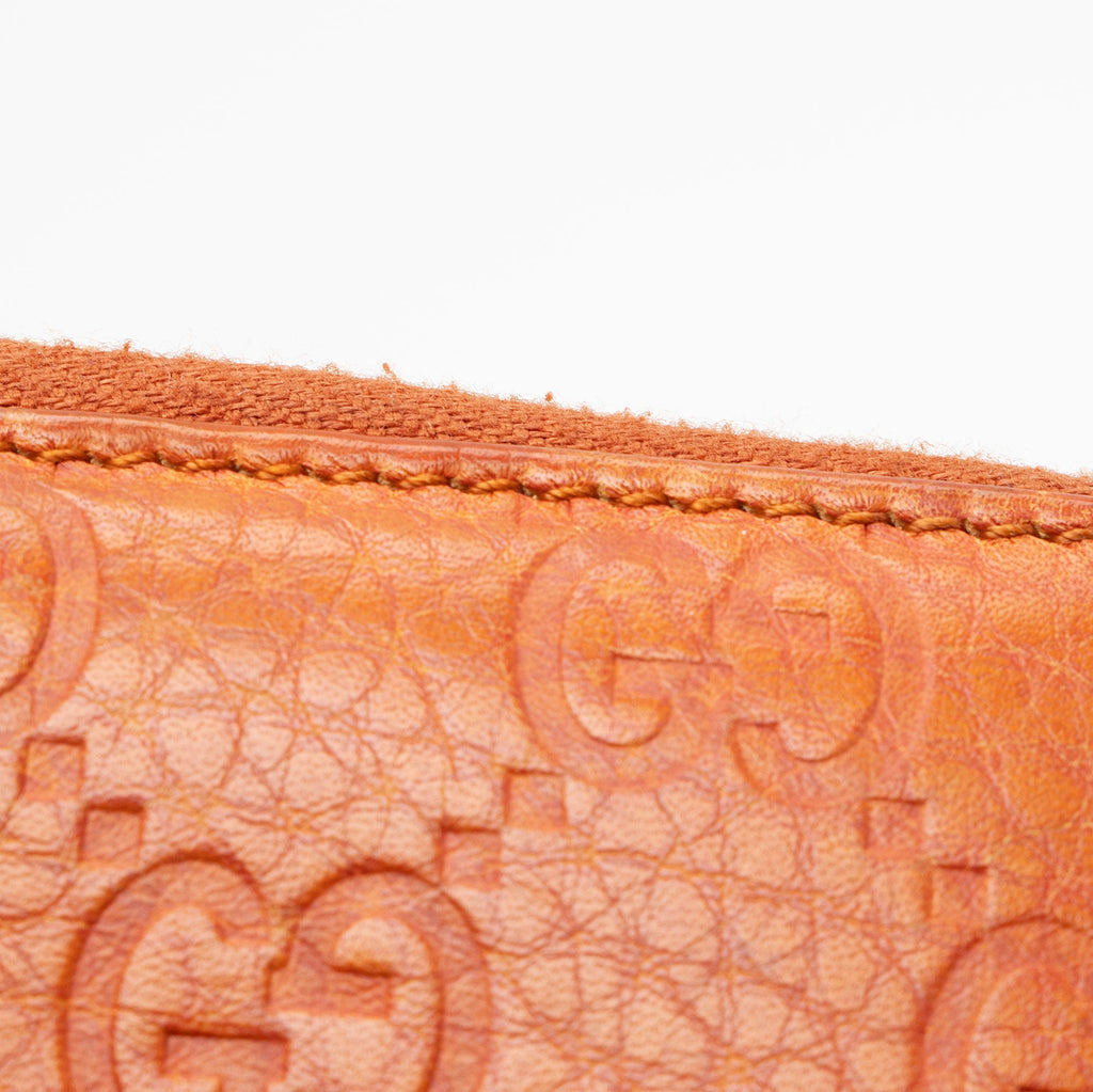 Gucci Guccissima Leather Zip Around Wallet (SHF-wB7o13)