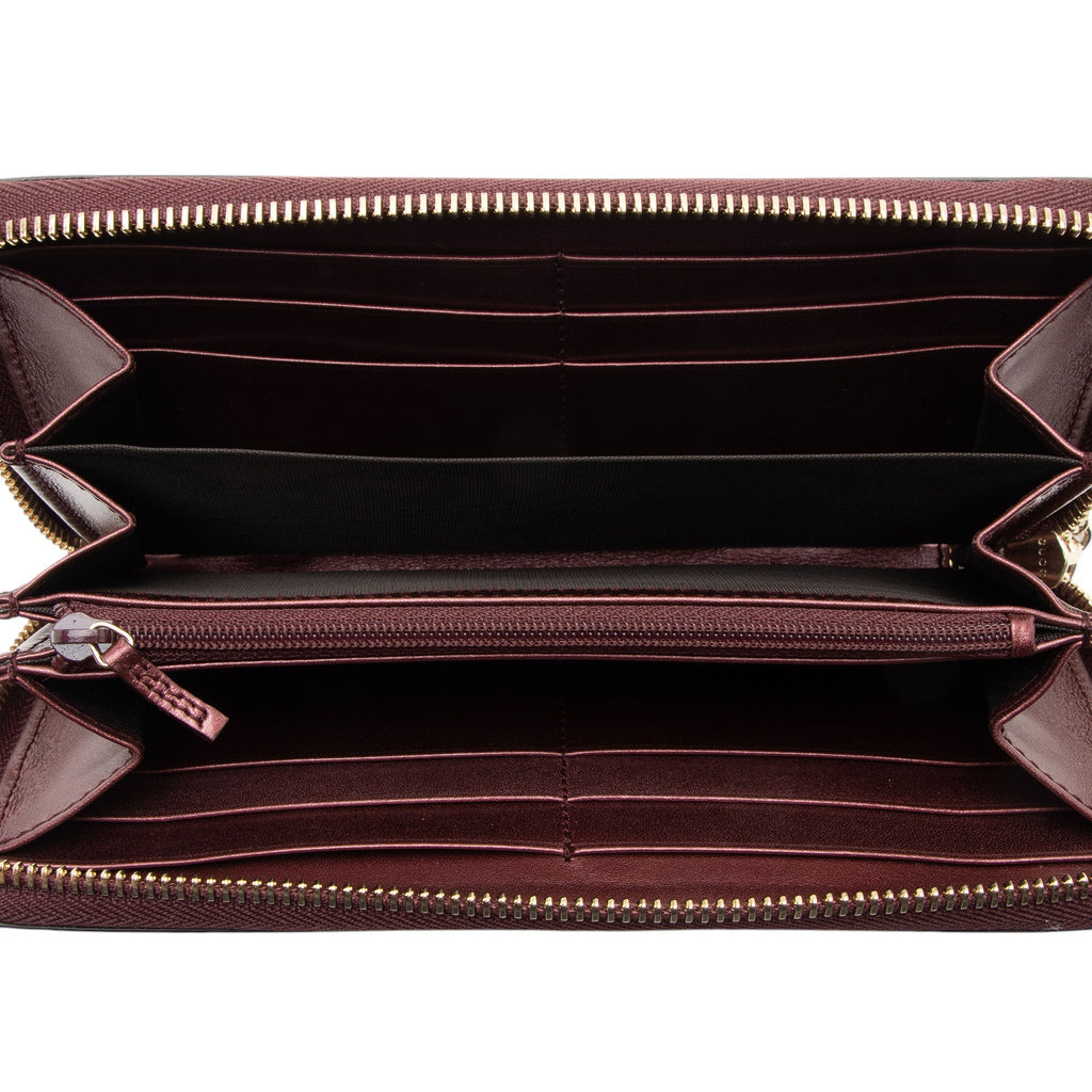 Gucci Guccissima Leather Zip Around Wallet