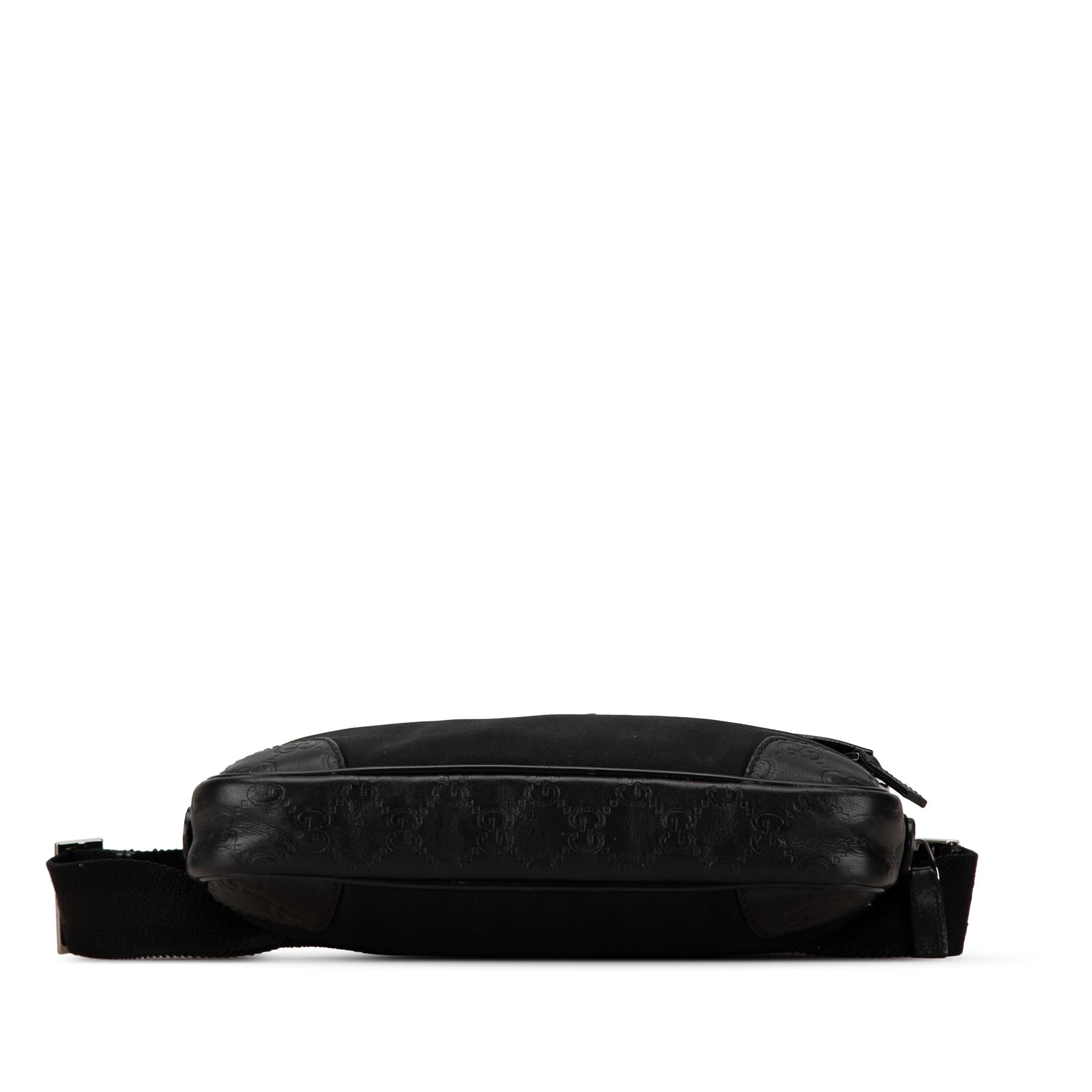 Gucci Guccissima Nylon Trim Belt Bag