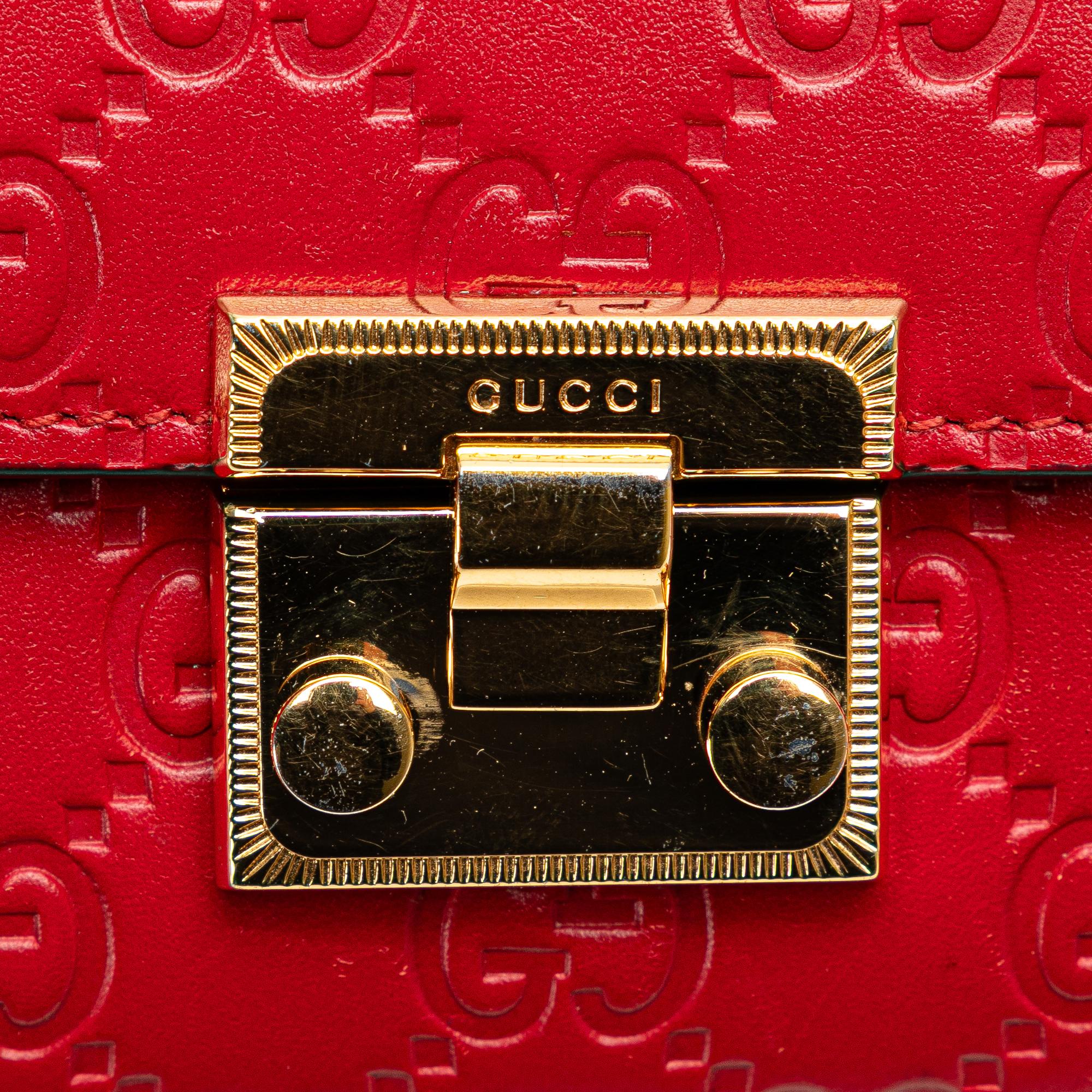 Gucci Guccissima Padlock Wallet On Chain