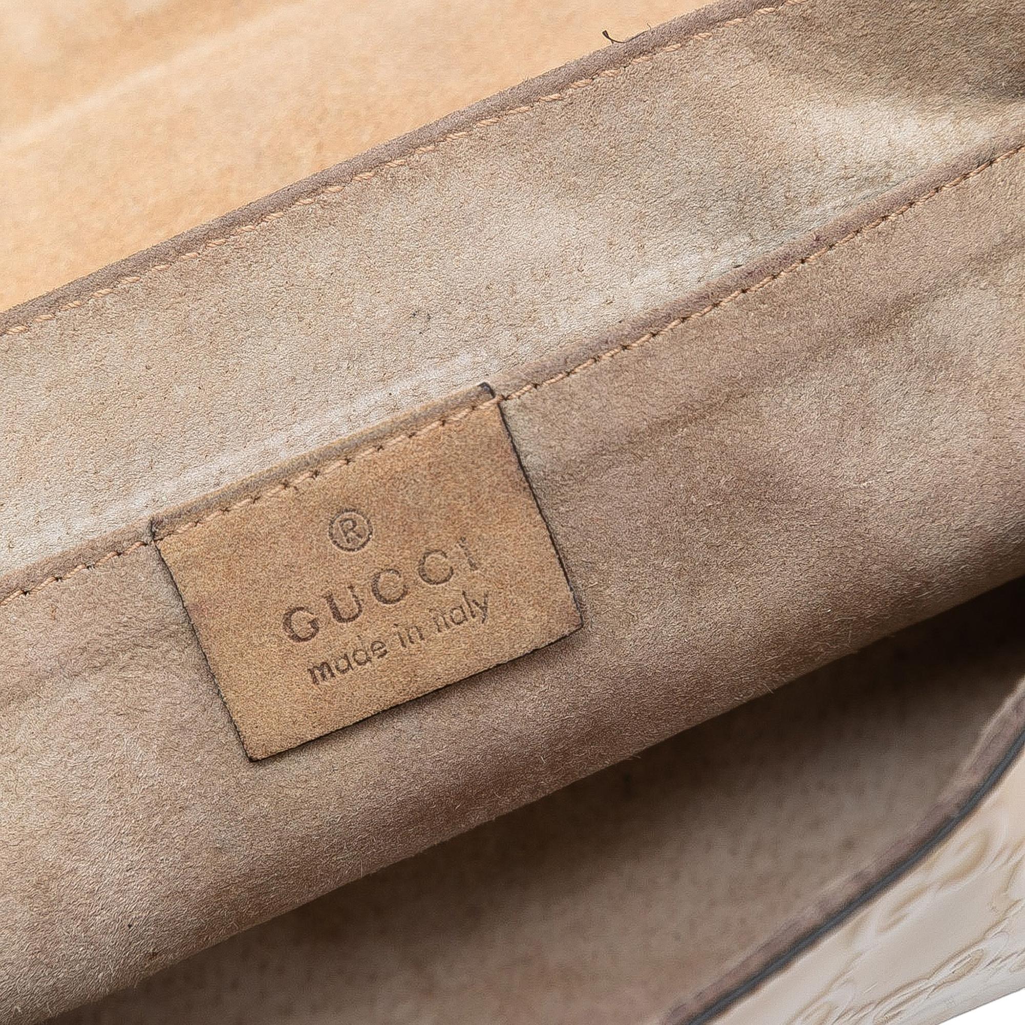 Gucci Guccissima PatLBt Mayfair Shoulder Bag