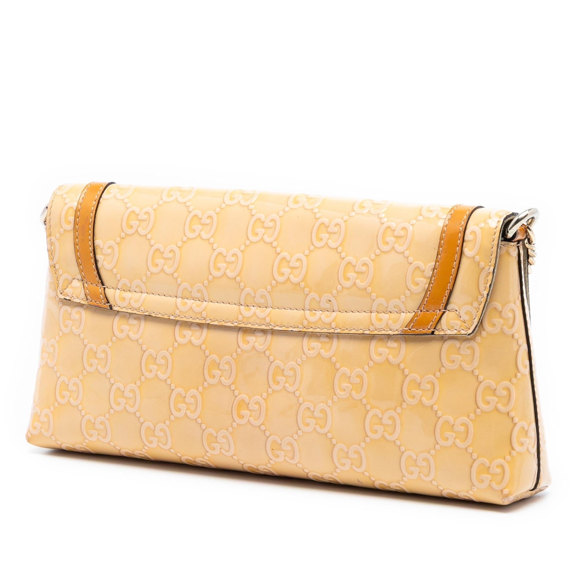 Gucci Guccissima PatLBt Mayfair Shoulder Bag