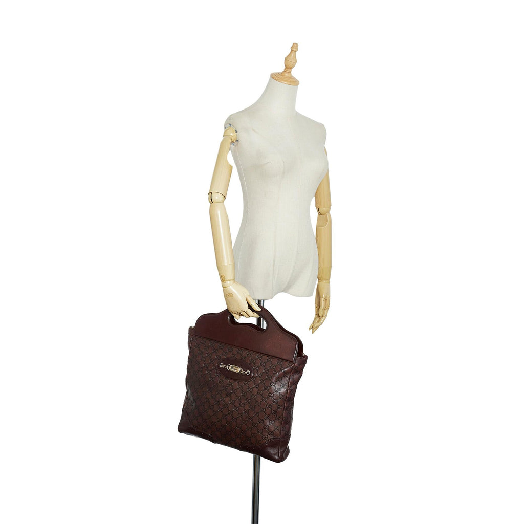 Gucci Guccissima Punch Handbag (SHG-8Kgvyg)