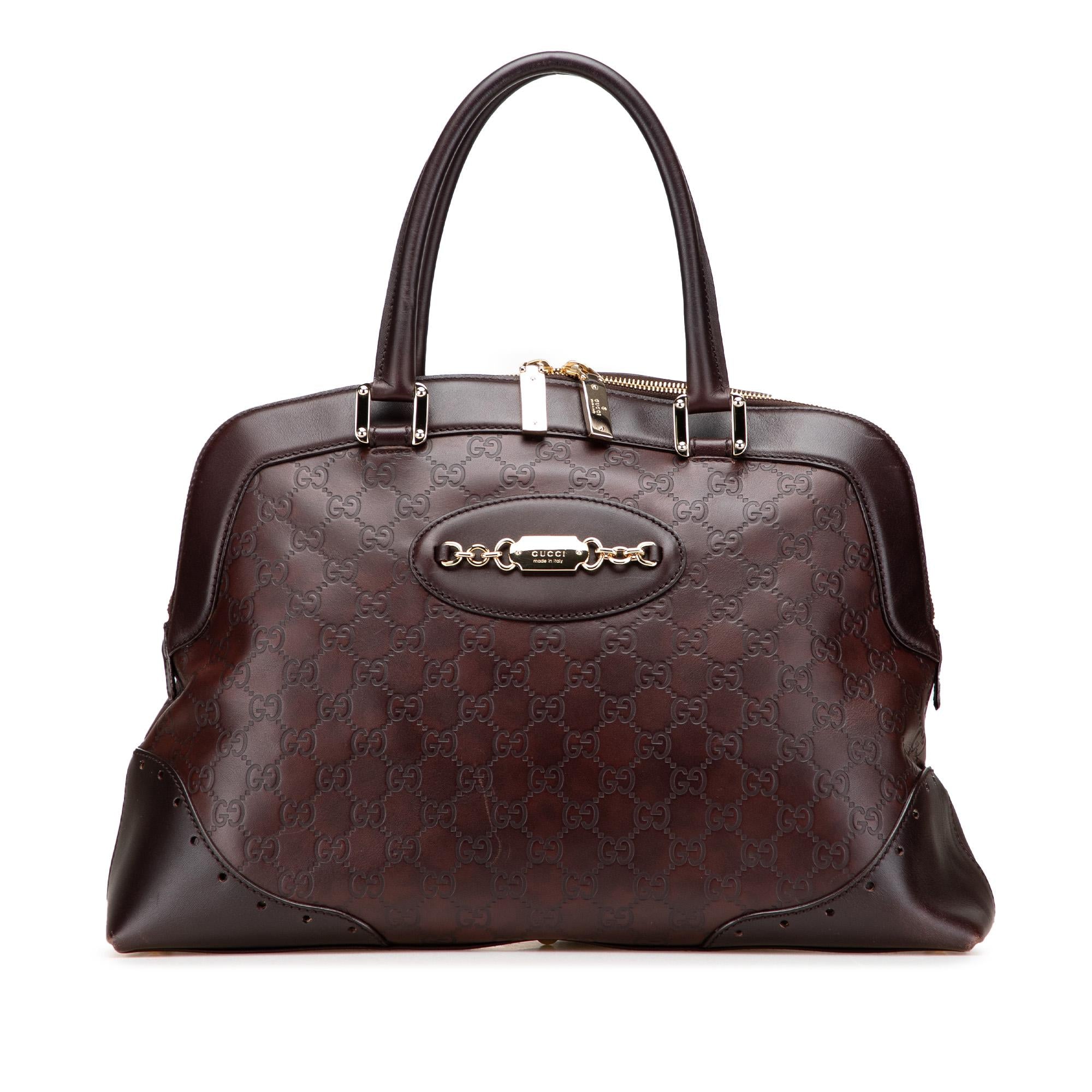 Gucci Guccissima Punch Handbag
