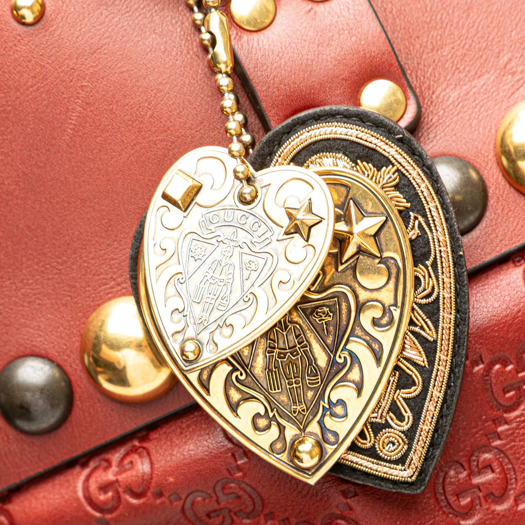 Gucci Guccissima Studded Babouska Satchel