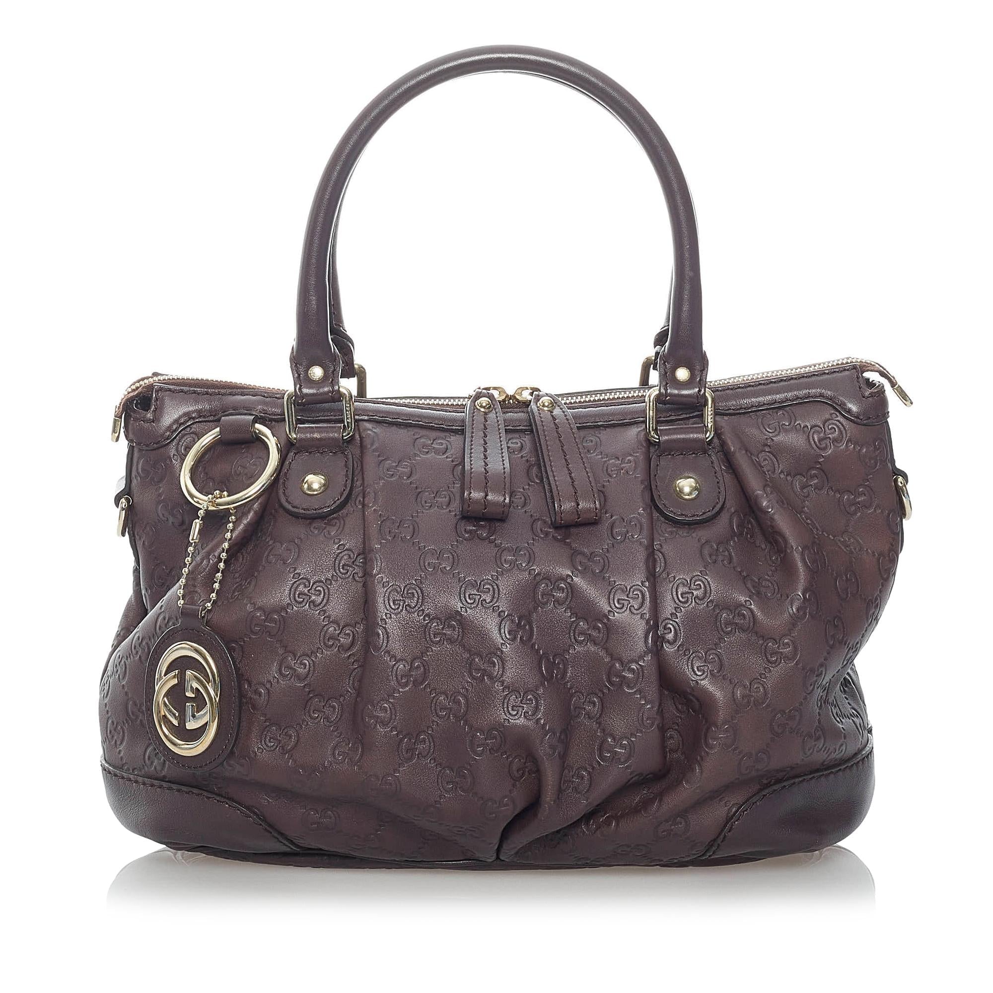 Gucci Guccissima Sukey Handbag (SHG-31118)