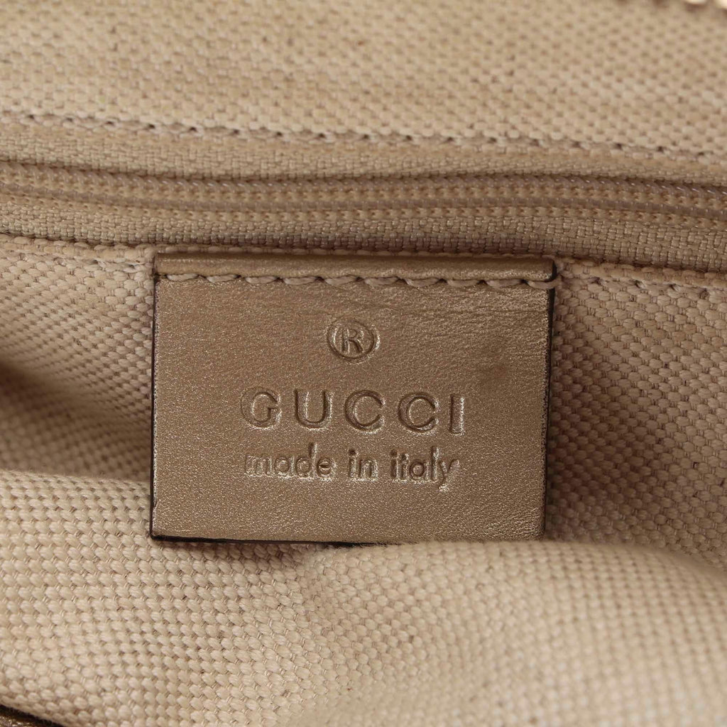Gucci Guccissima Sukey Leather Satchel (SHG-22760)