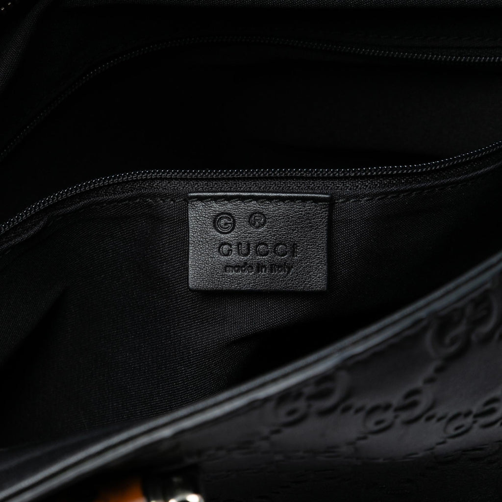 Gucci Guccissima TLBder Bamboo Bar Tote