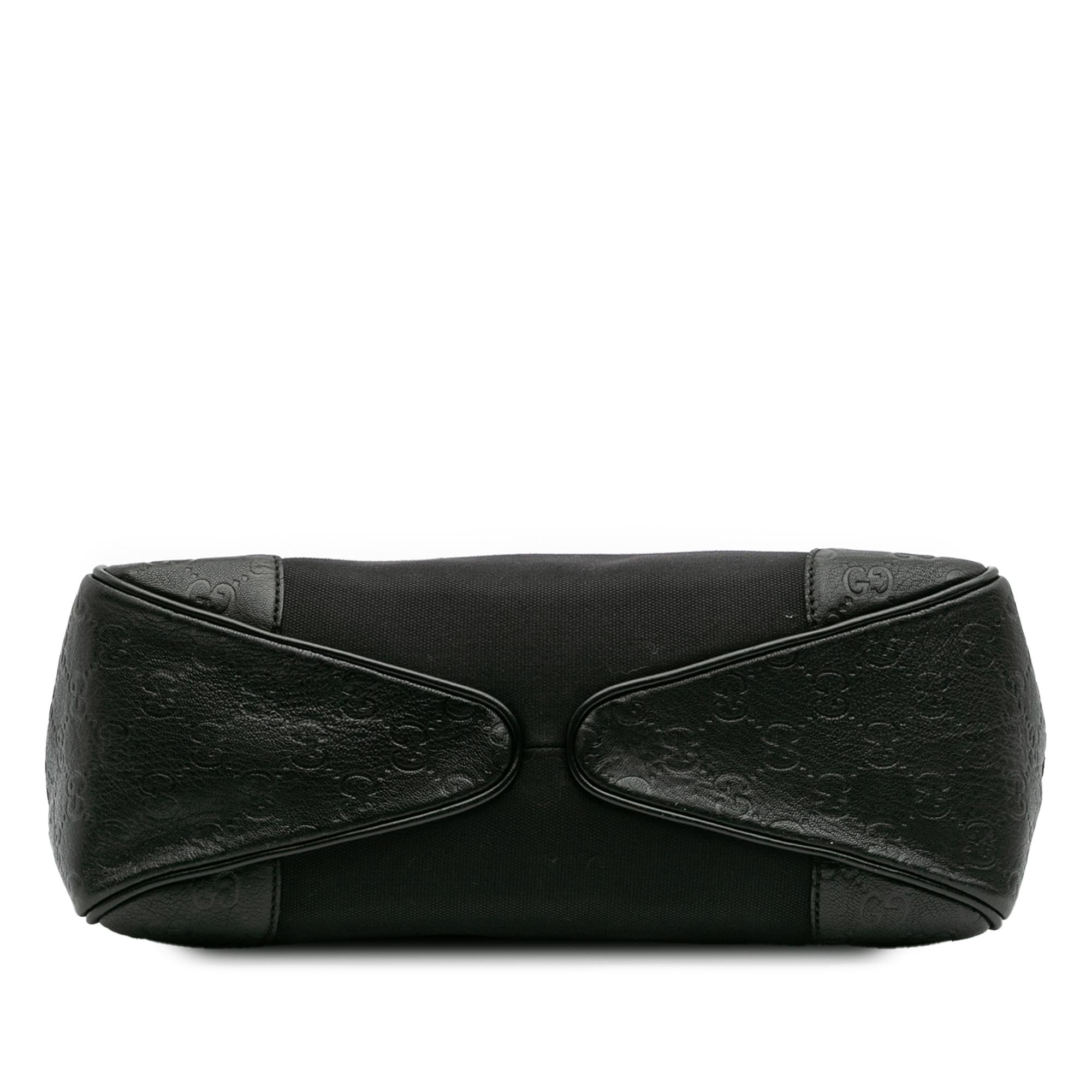 Gucci Guccissima Trimmed Canvas Colbert Shoulder Bag