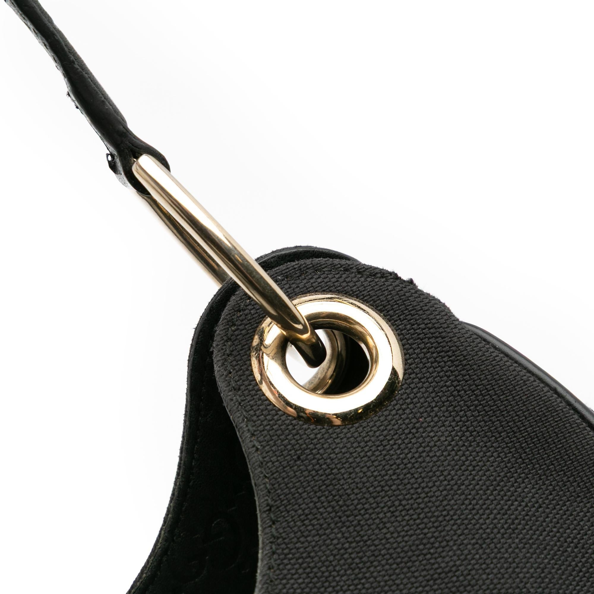 Gucci Guccissima Trimmed Canvas Colbert Shoulder Bag