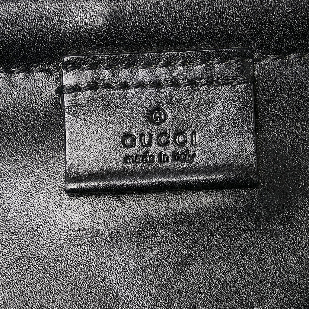 Gucci Half Moon Canvas Hobo Bag (SHG-33144)