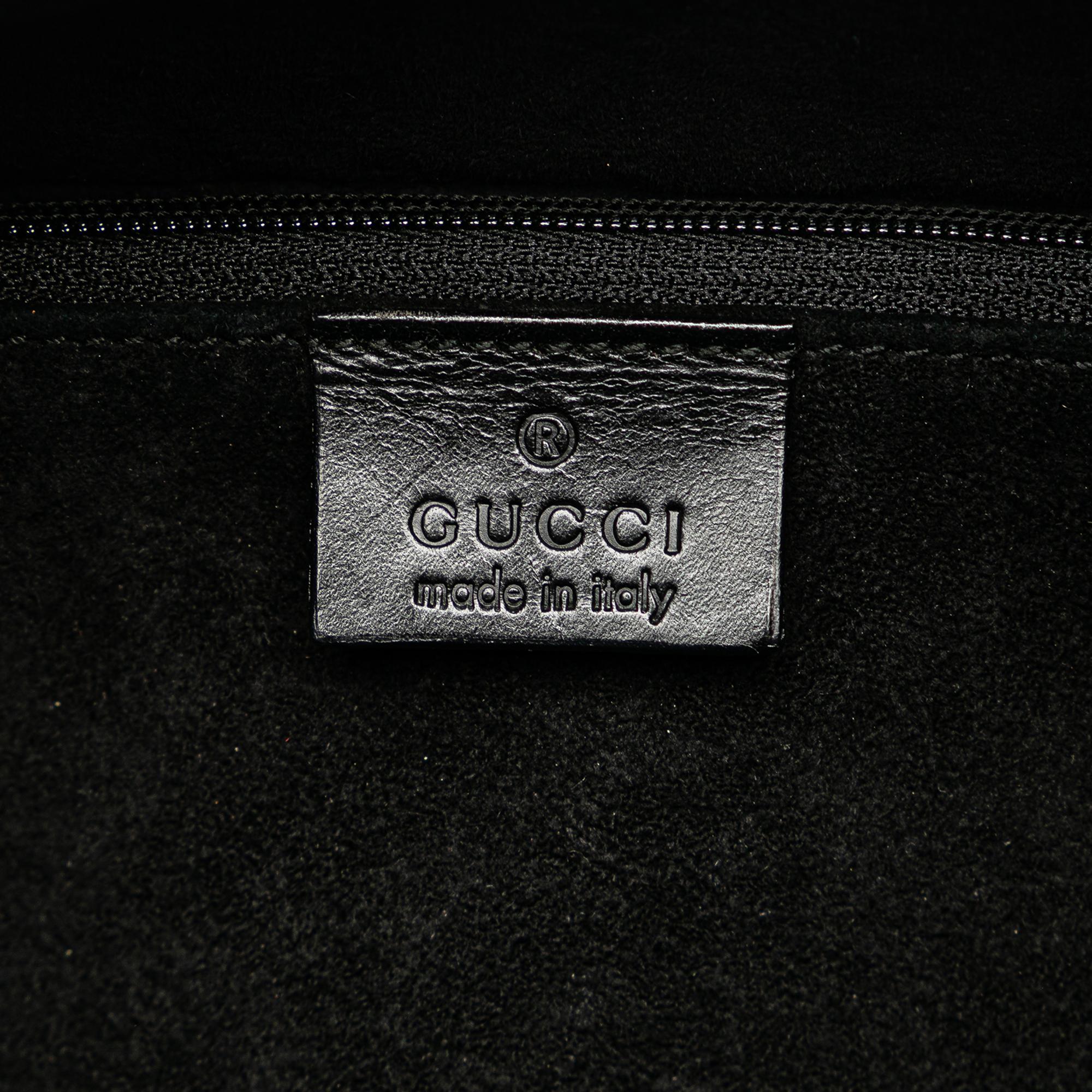 Gucci Hoop Canvas Handbag (SHG-Bqg8ra)
