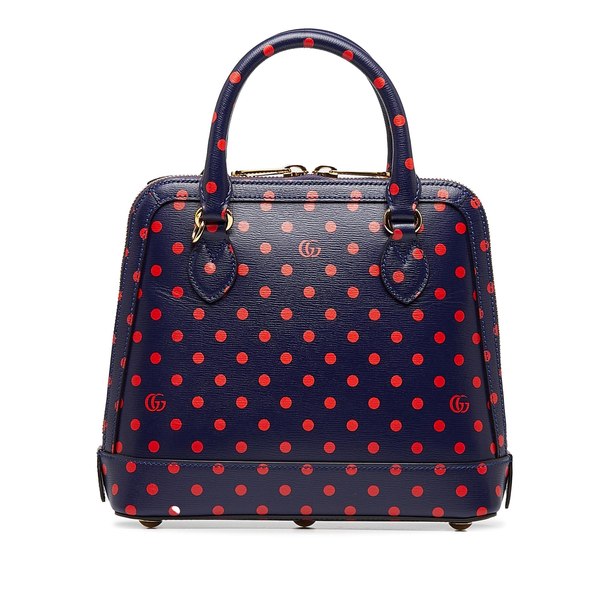 Gucci Horsebit 1955 Polka Dot Satchel (SHG-z2diQ9)