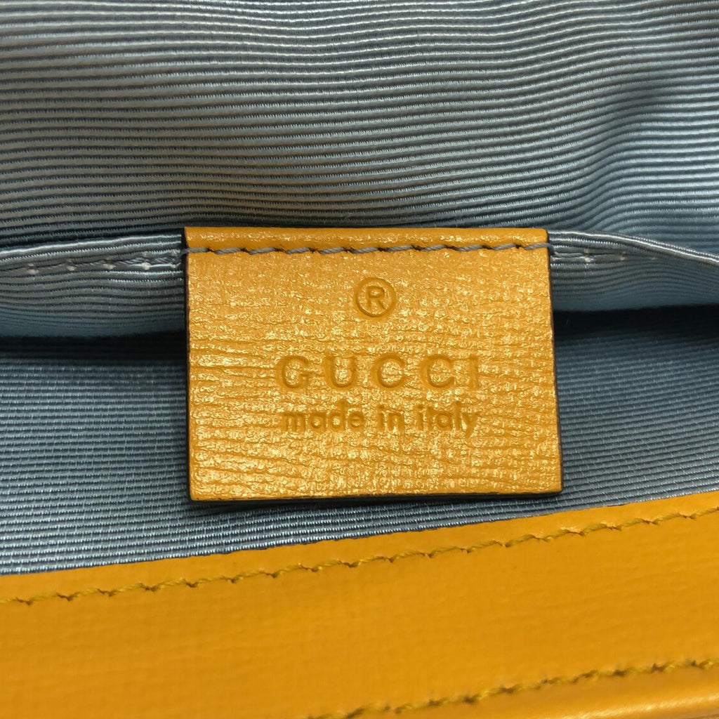 Gucci Horsebit 1955 Raffia Chain Bag (SHG-Ghy2mt)
