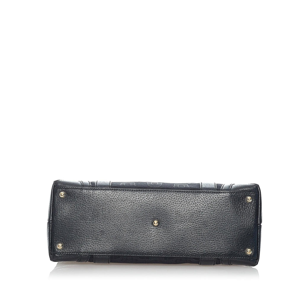 Gucci Horsebit Canvas Handbag (SHG-31147)