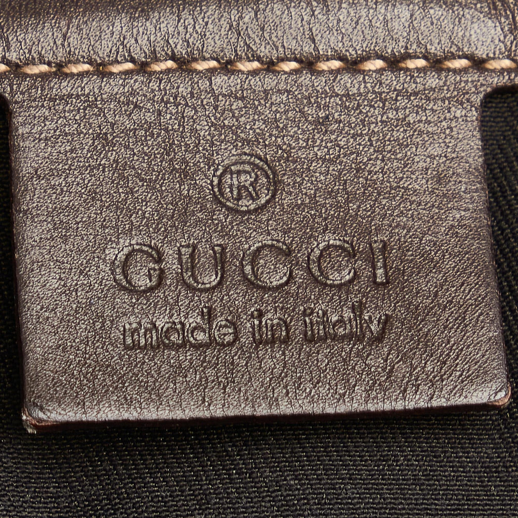 Gucci Horsebit Canvas Hobo Bag (SHG-25696)