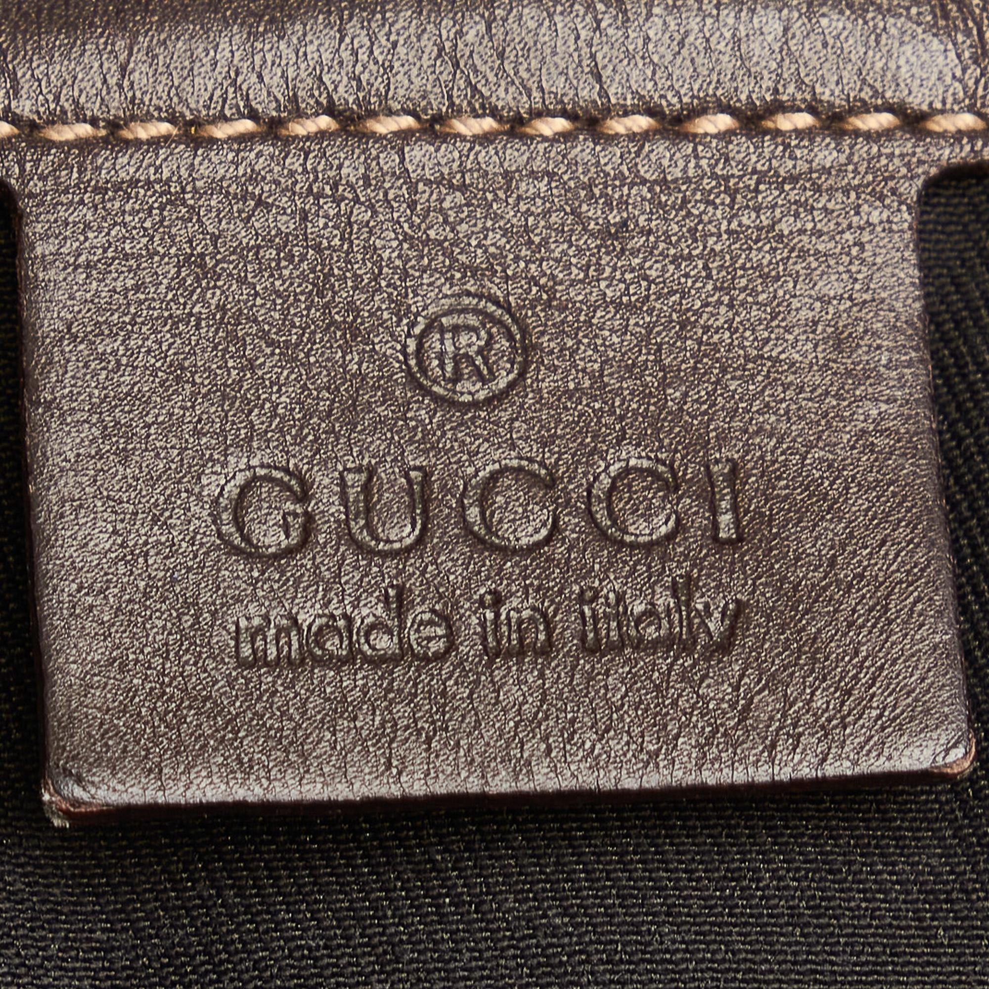 Gucci Horsebit Canvas Hobo Bag (SHG-25696)