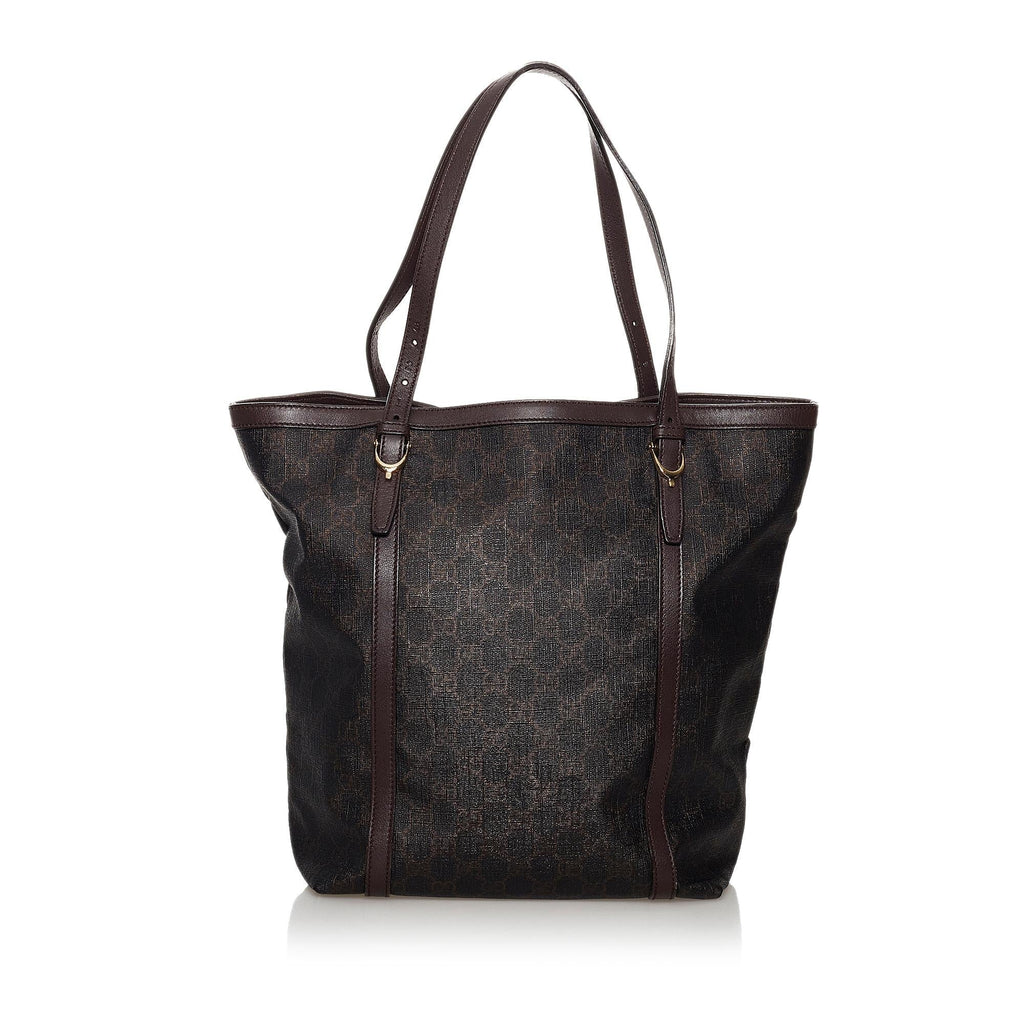 Gucci Horsebit Canvas Shoulder Bag (SHG-30005)