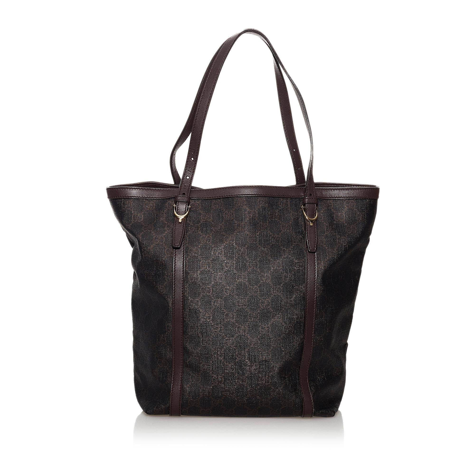 Gucci Horsebit Canvas Shoulder Bag (SHG-30005)