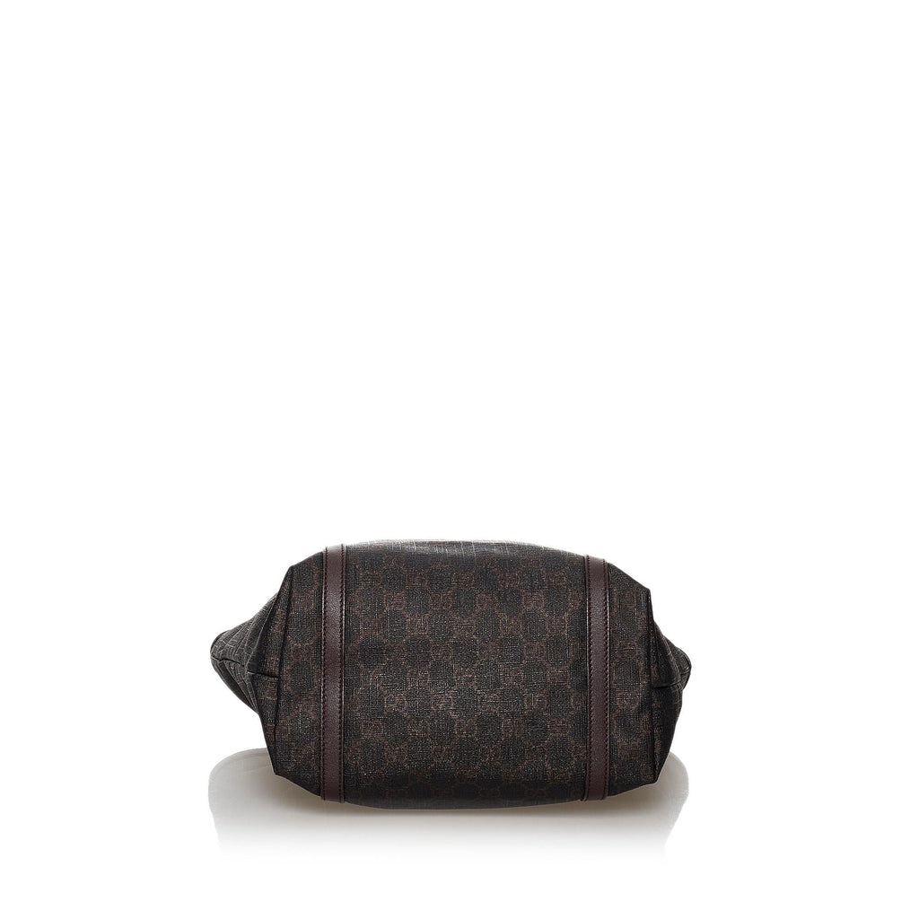 Gucci Horsebit Canvas Shoulder Bag (SHG-30005)
