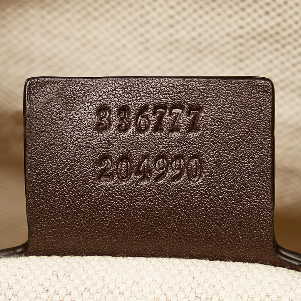 Gucci Horsebit Canvas Shoulder Bag (SHG-30005)