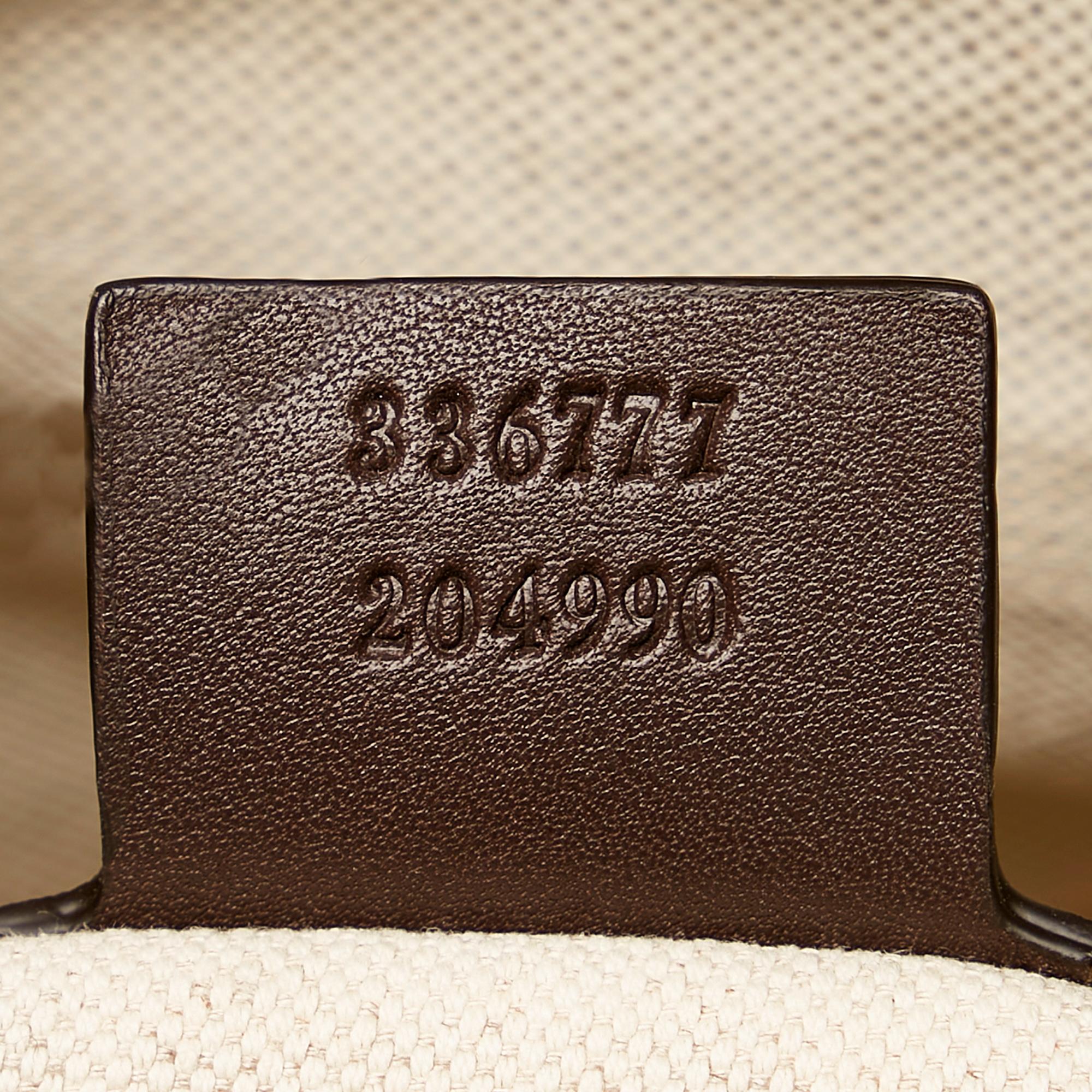 Gucci Horsebit Canvas Shoulder Bag (SHG-30005)