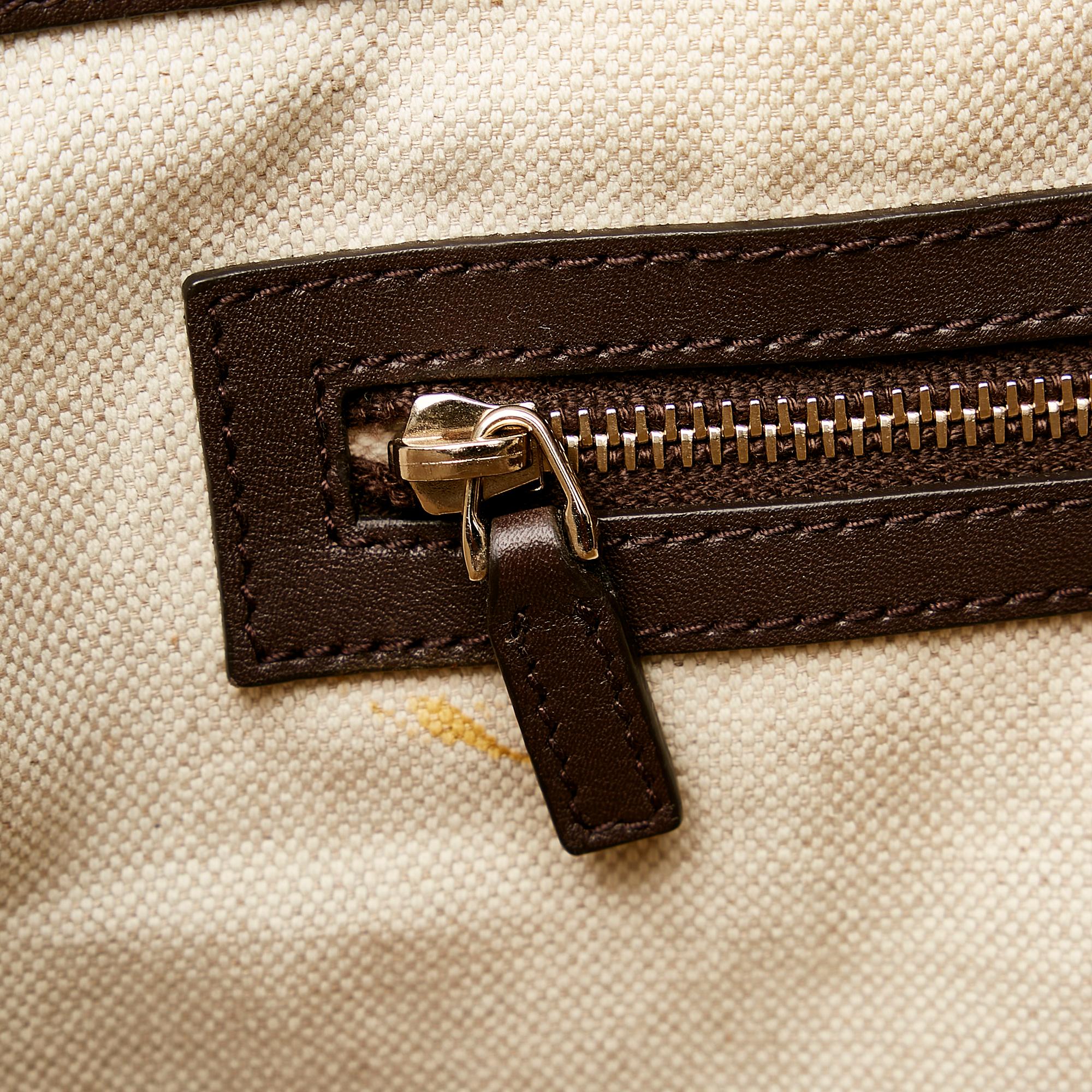 Gucci Horsebit Canvas Shoulder Bag (SHG-30005)