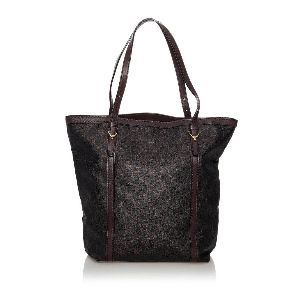 Gucci Horsebit Canvas Shoulder Bag (SHG-30005)