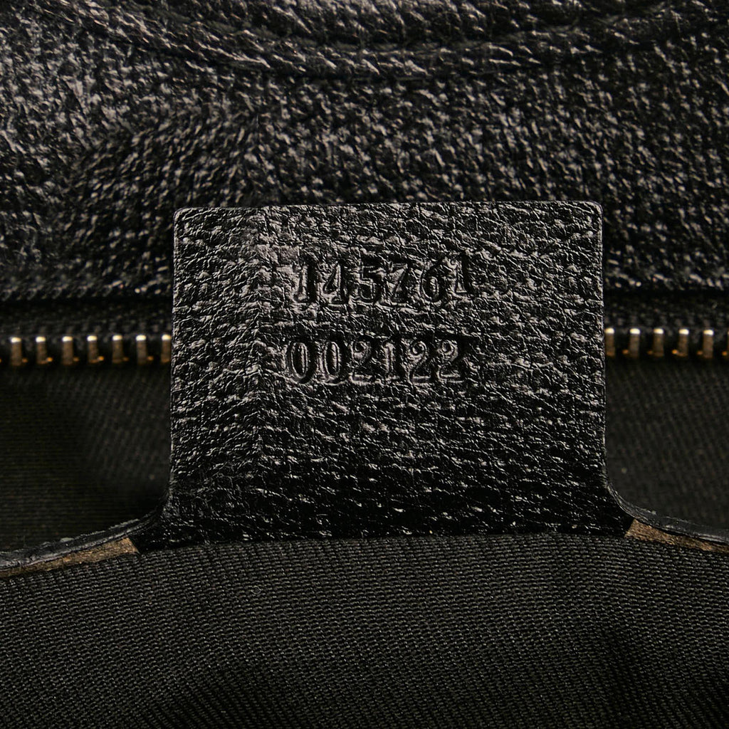 Gucci Horsebit Canvas Shoulder Bag (SHG-34217)
