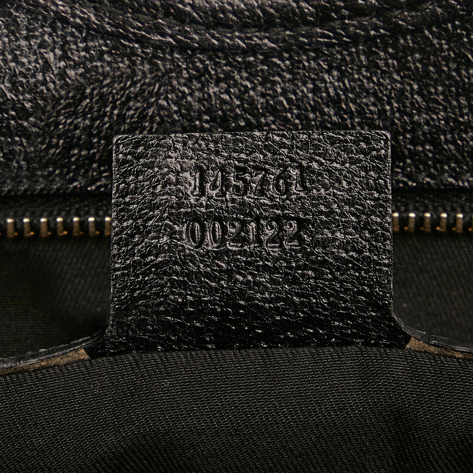 Gucci Horsebit Canvas Shoulder Bag (SHG-34217)
