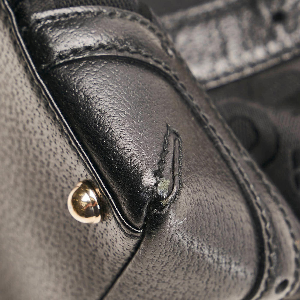 Gucci Horsebit Canvas Shoulder Bag (SHG-34217)
