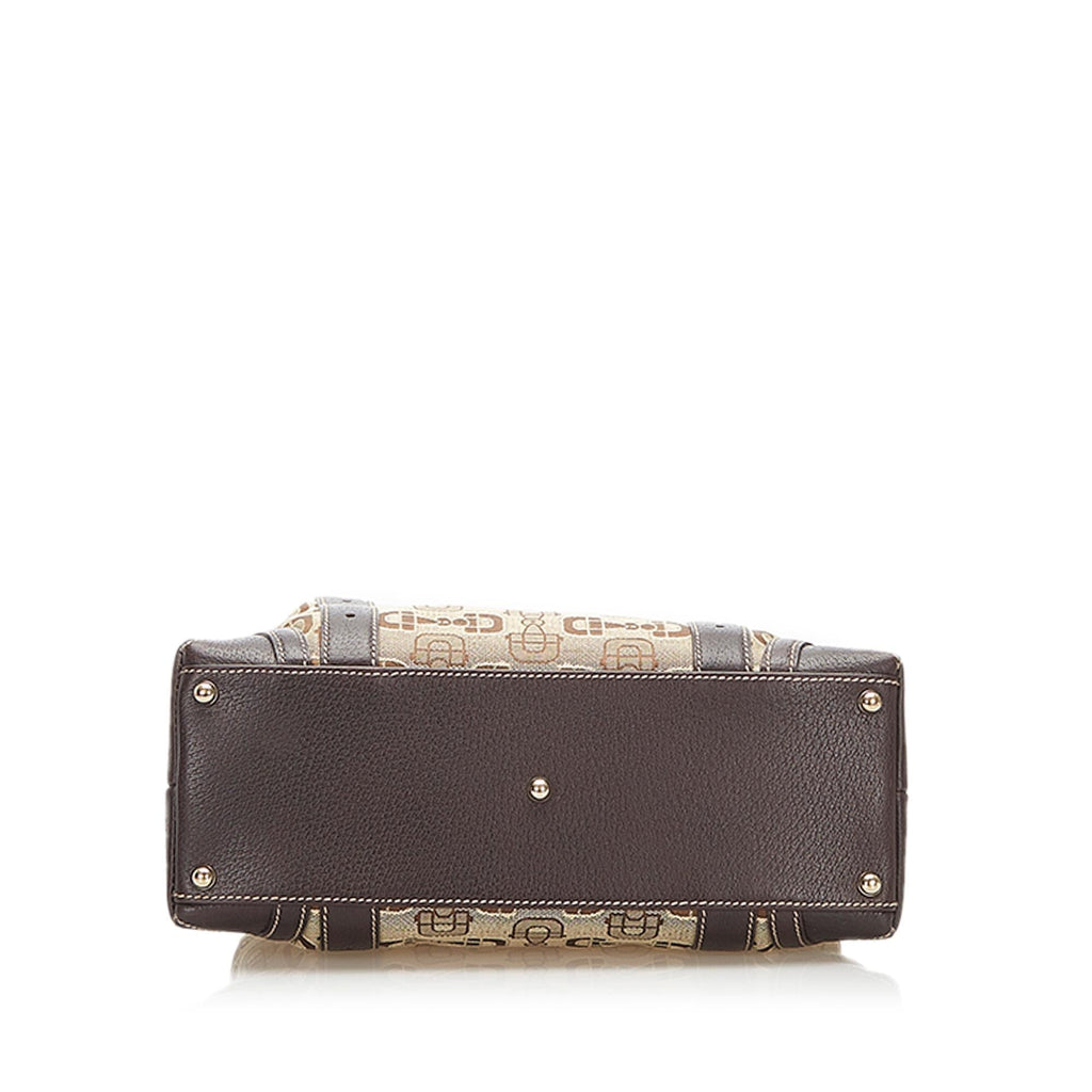 Gucci Horsebit Canvas Shoulder Bag (SHG-37760)