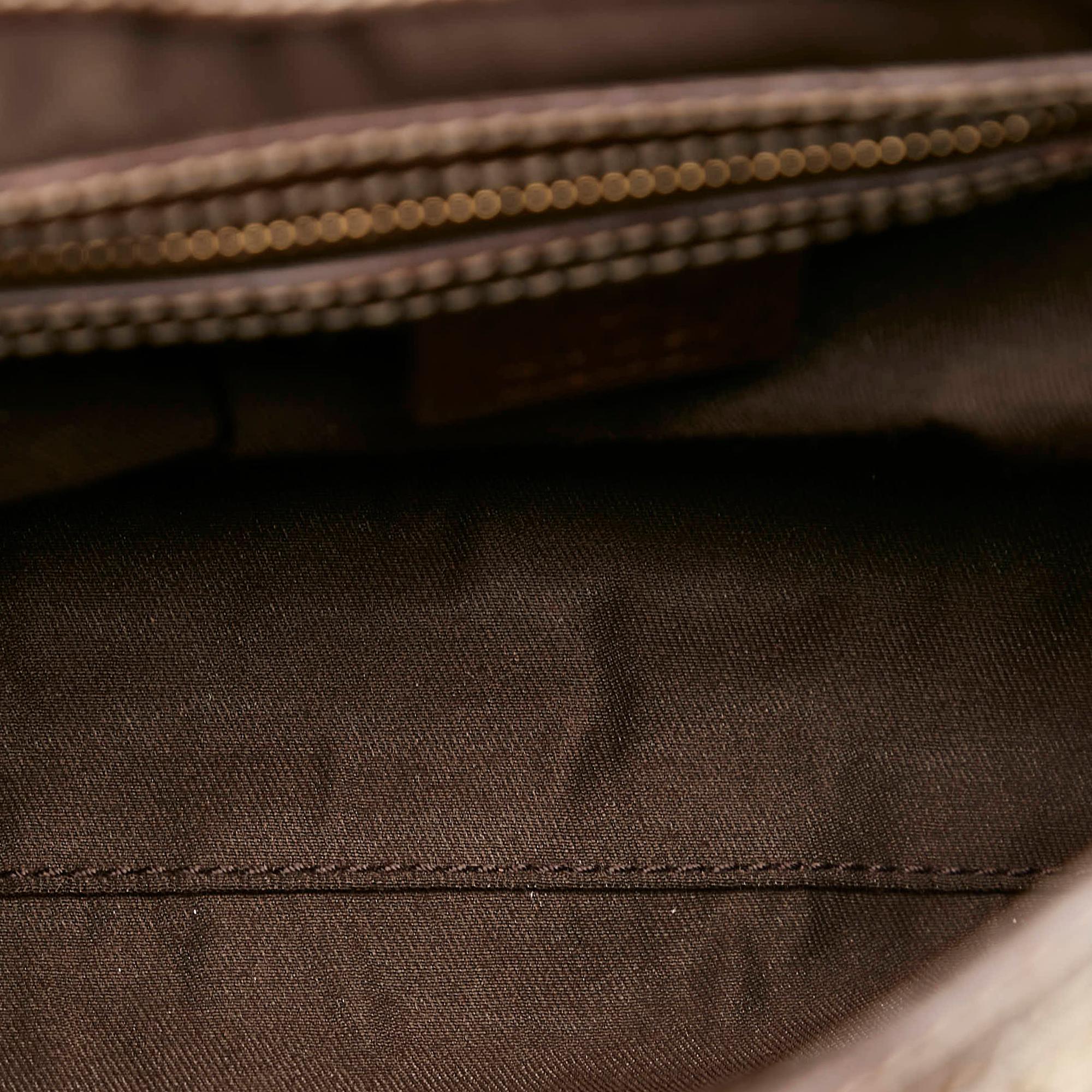 Gucci Horsebit Canvas Web Treasure Shoulder Bag (SHG-27841)