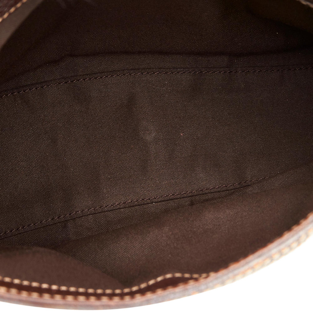 Gucci Horsebit Canvas Web Treasure Shoulder Bag (SHG-DaSmAf)