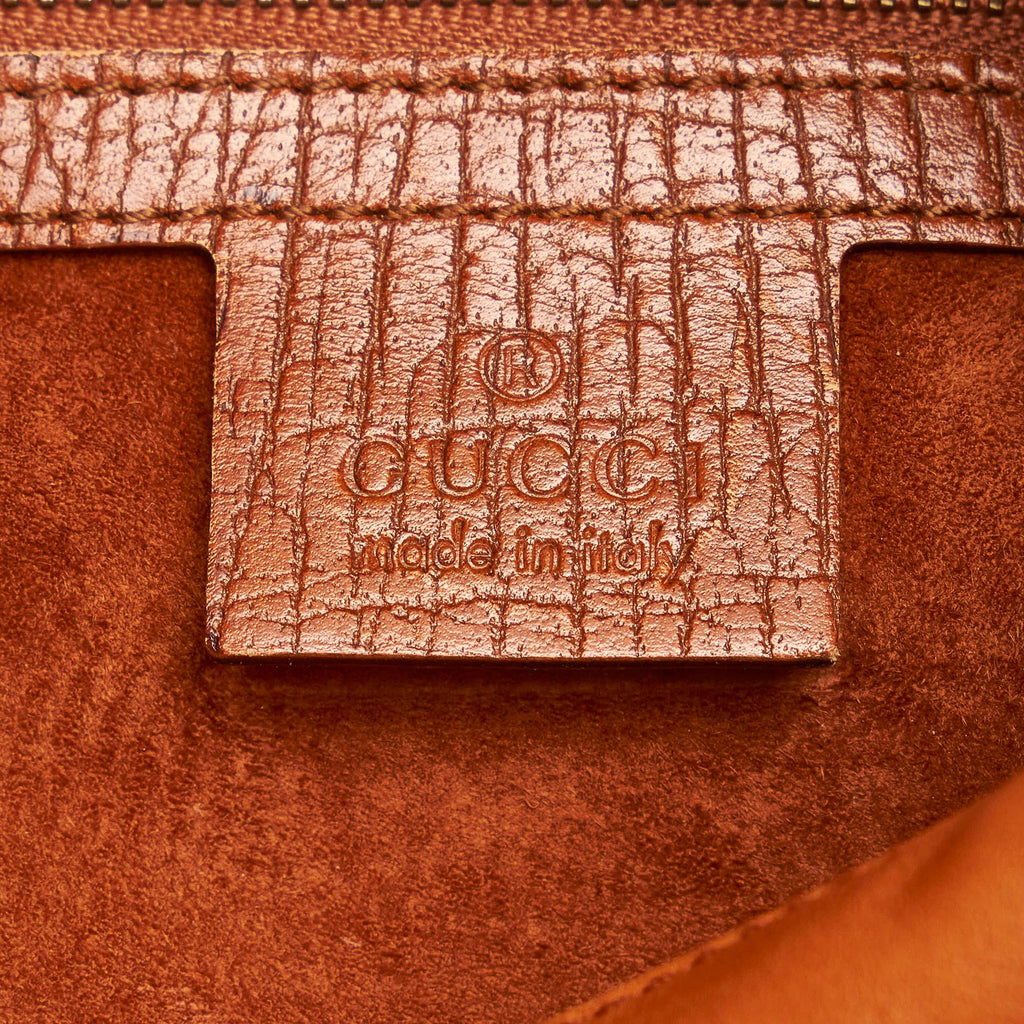 Gucci Horsebit Chain Leather Hobo (SHG-33685)