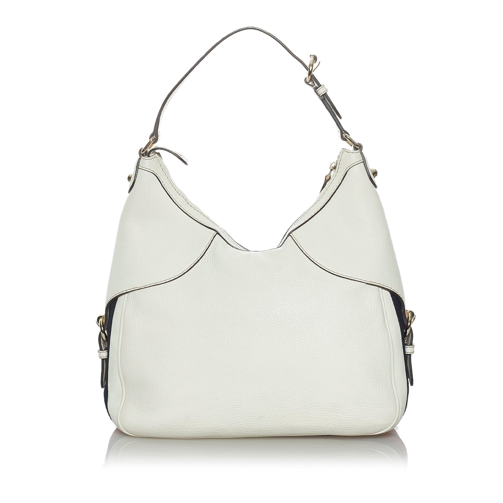Gucci Horsebit Heritage Leather Shoulder Bag (SHG-33899)