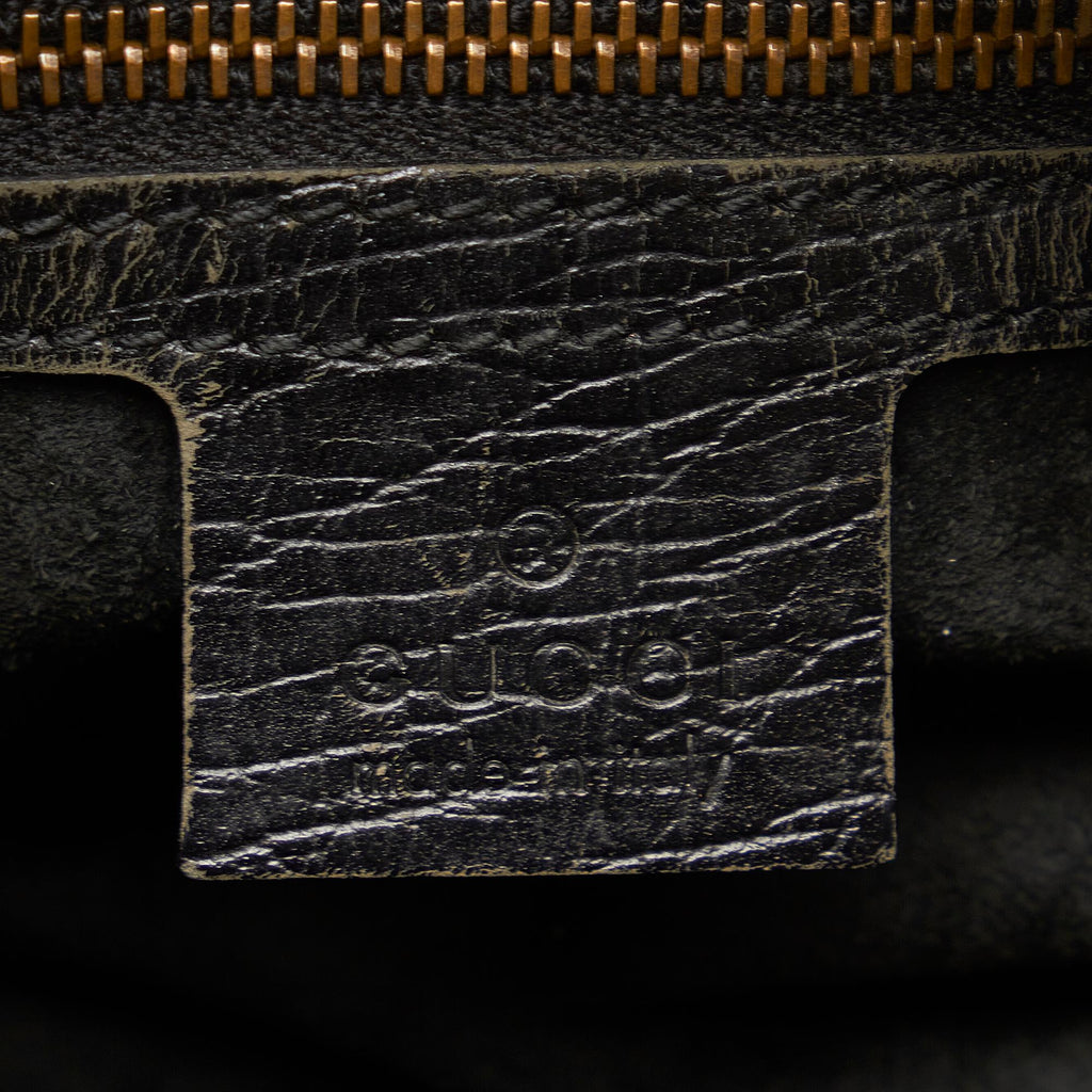 Gucci Horsebit Hobo Leather Handbag (SHG-26333)