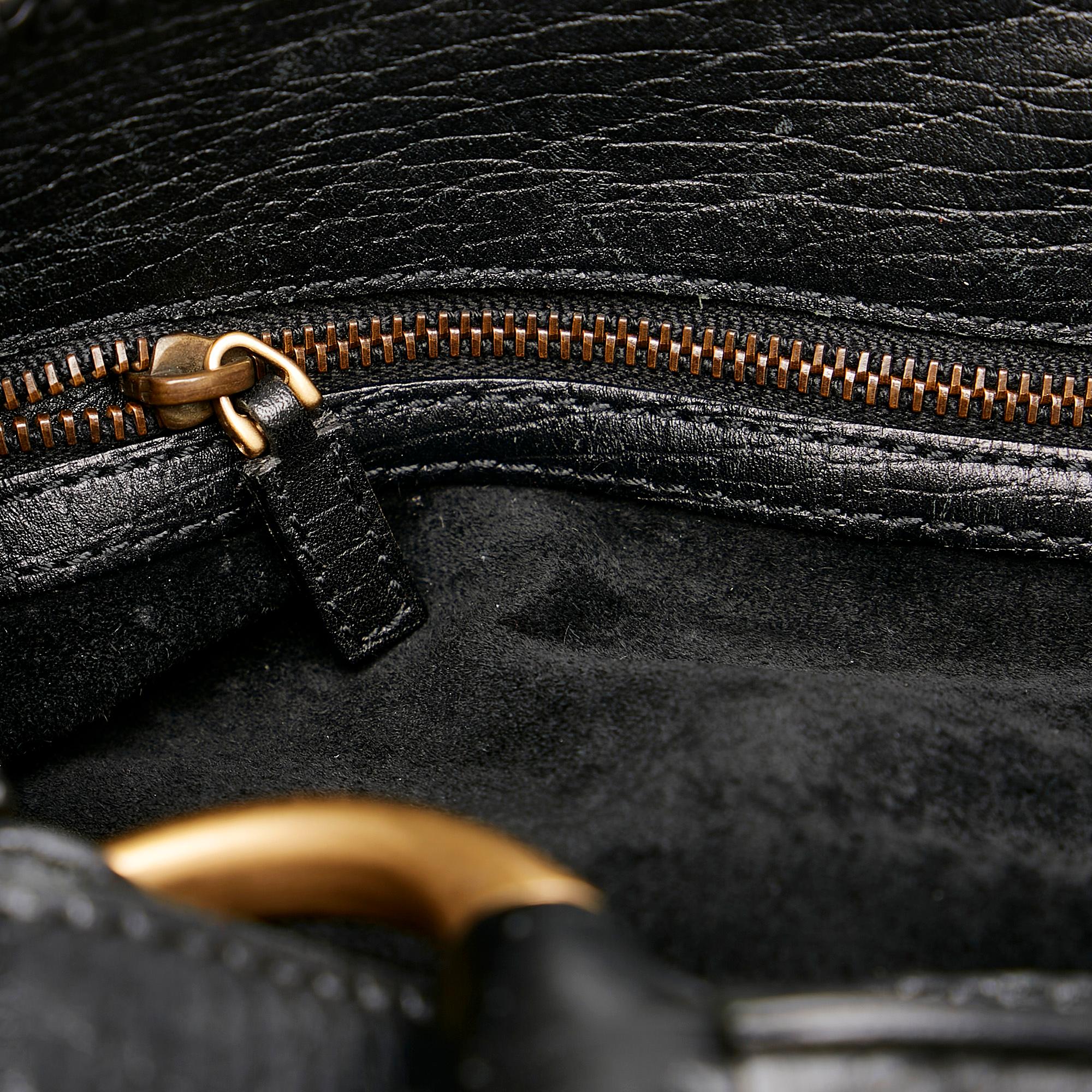 Gucci Horsebit Hobo Leather Tote (SHG-30946)