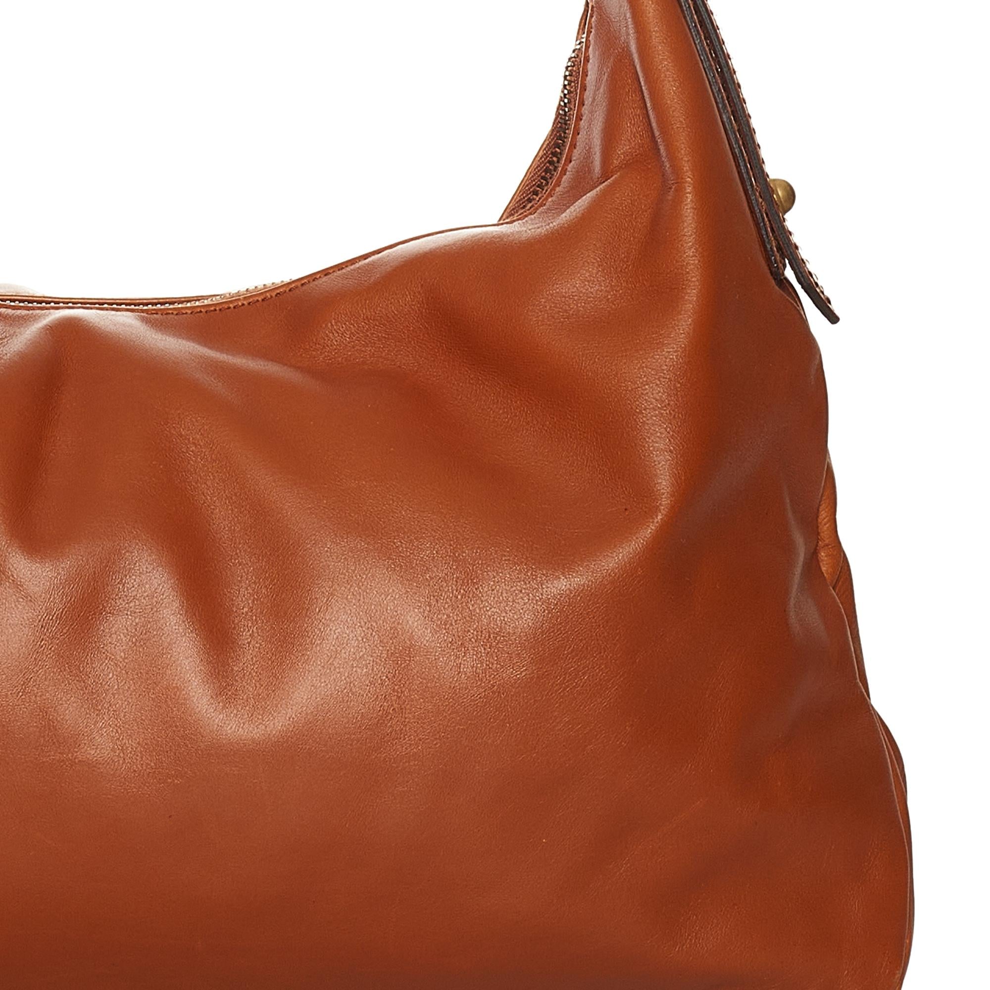 Gucci Horsebit Leather Hobo Bag (SHG-34379)