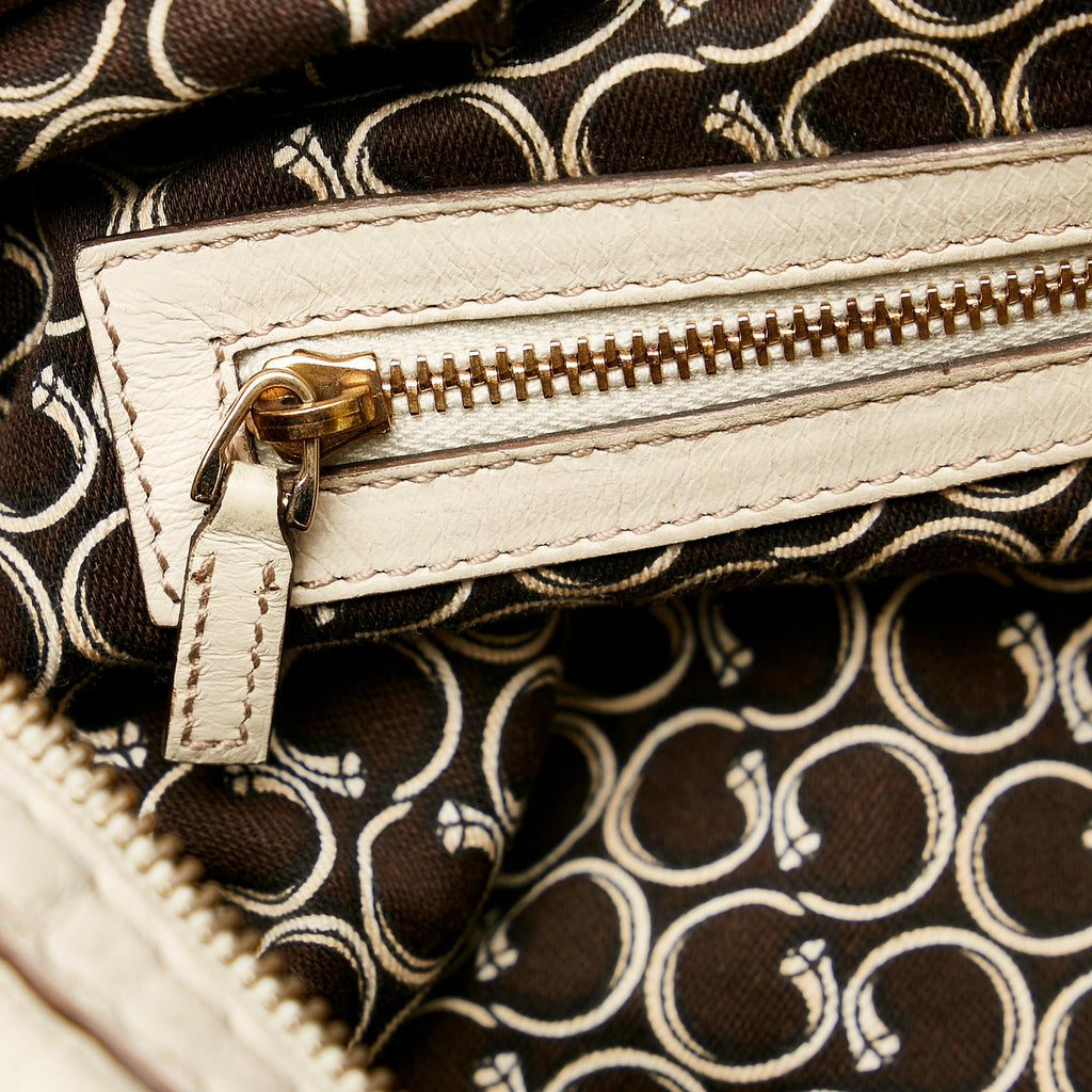 Gucci Horsebit Nail Leather Boston Bag (SHG-37213)