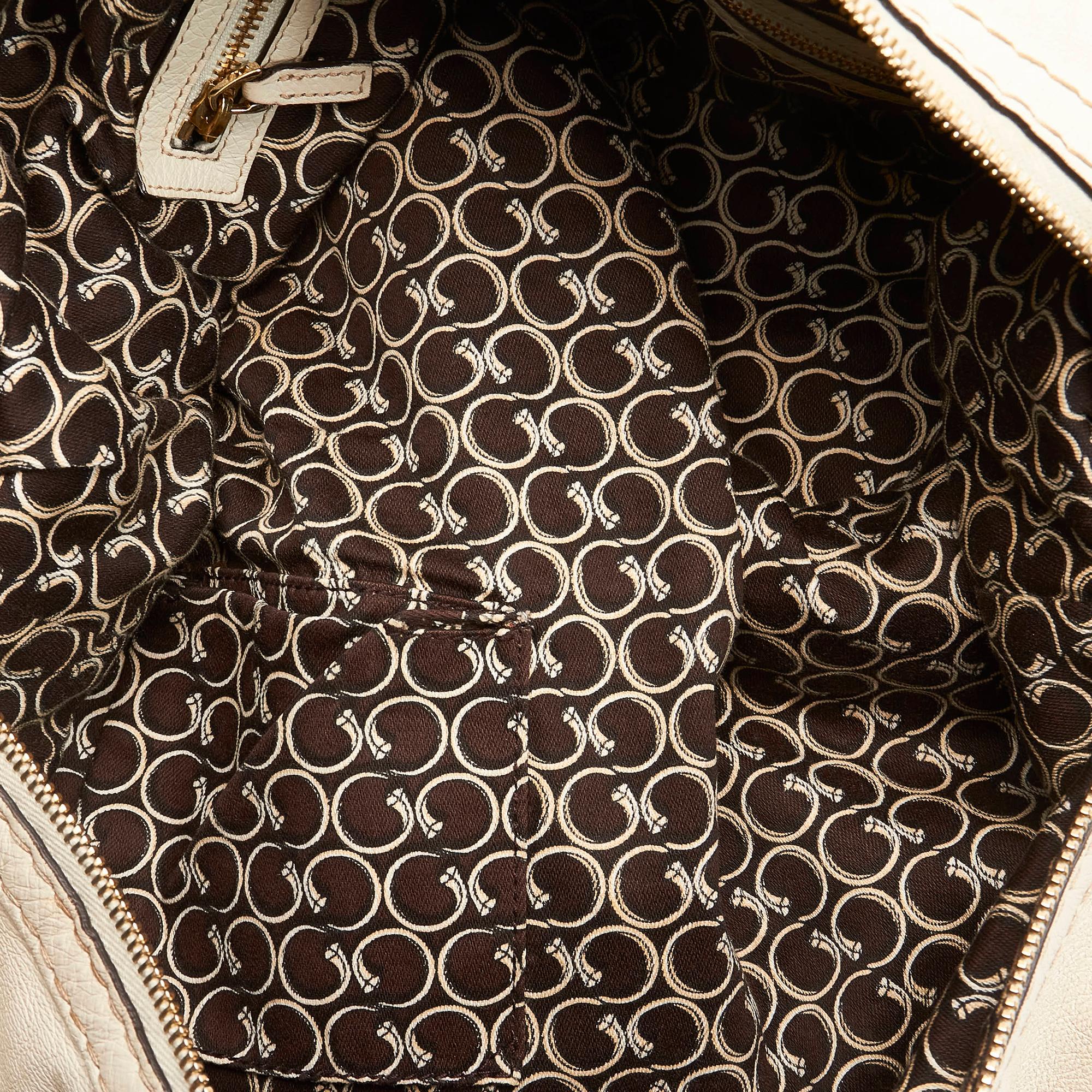 Gucci Horsebit Nail Leather Boston Bag (SHG-37755)