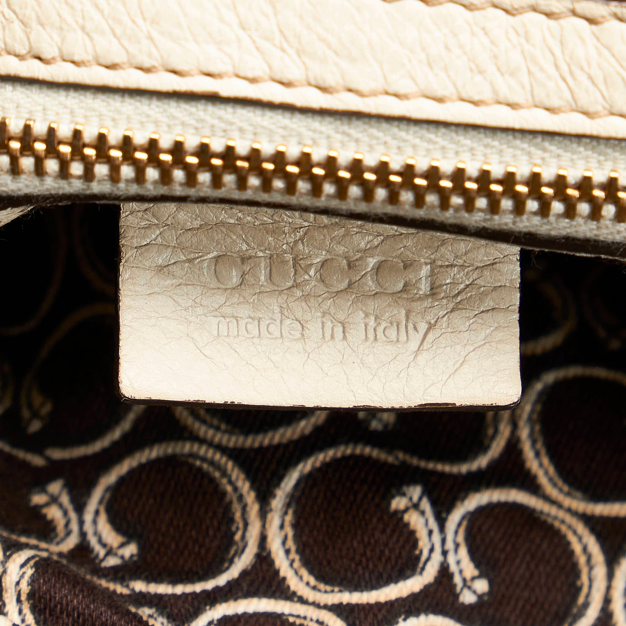 Gucci Horsebit Nail Leather Boston Bag (SHG-37755)
