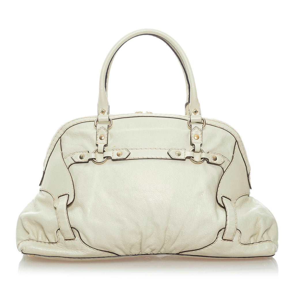 Gucci Horsebit Nail Leather Tote Bag (SHG-33470)