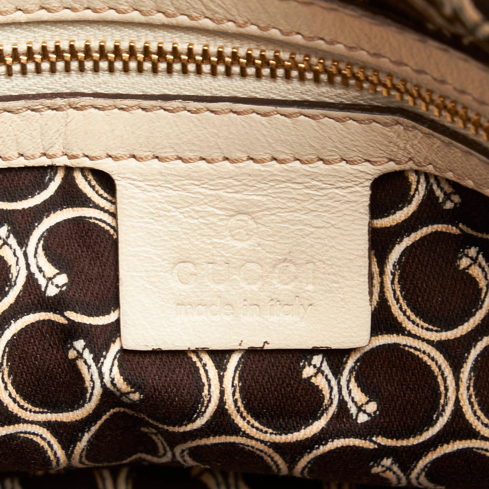 Gucci Horsebit Nail Leather Tote Bag (SHG-33470)