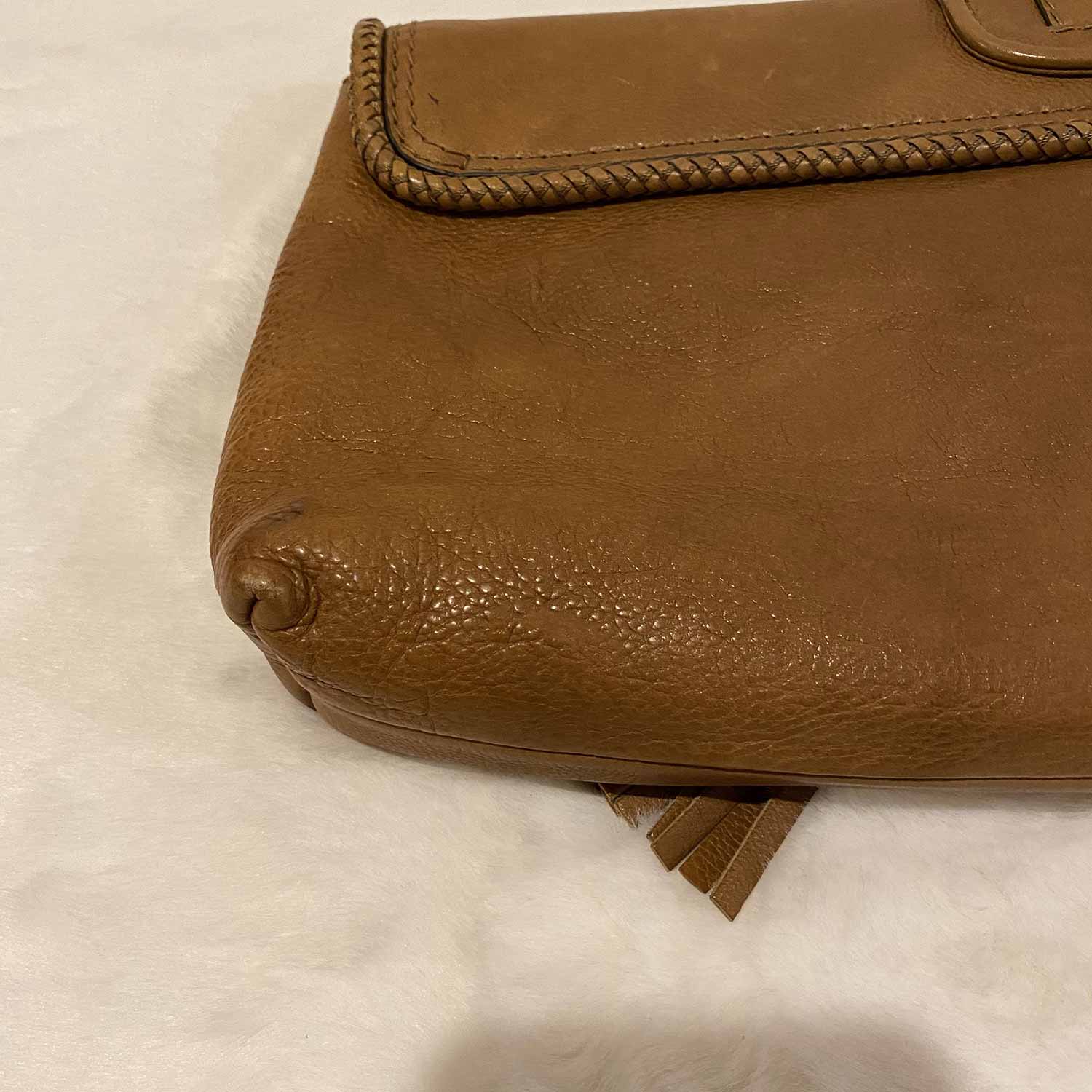 Gucci Leather Marrakech Tassel Clutch