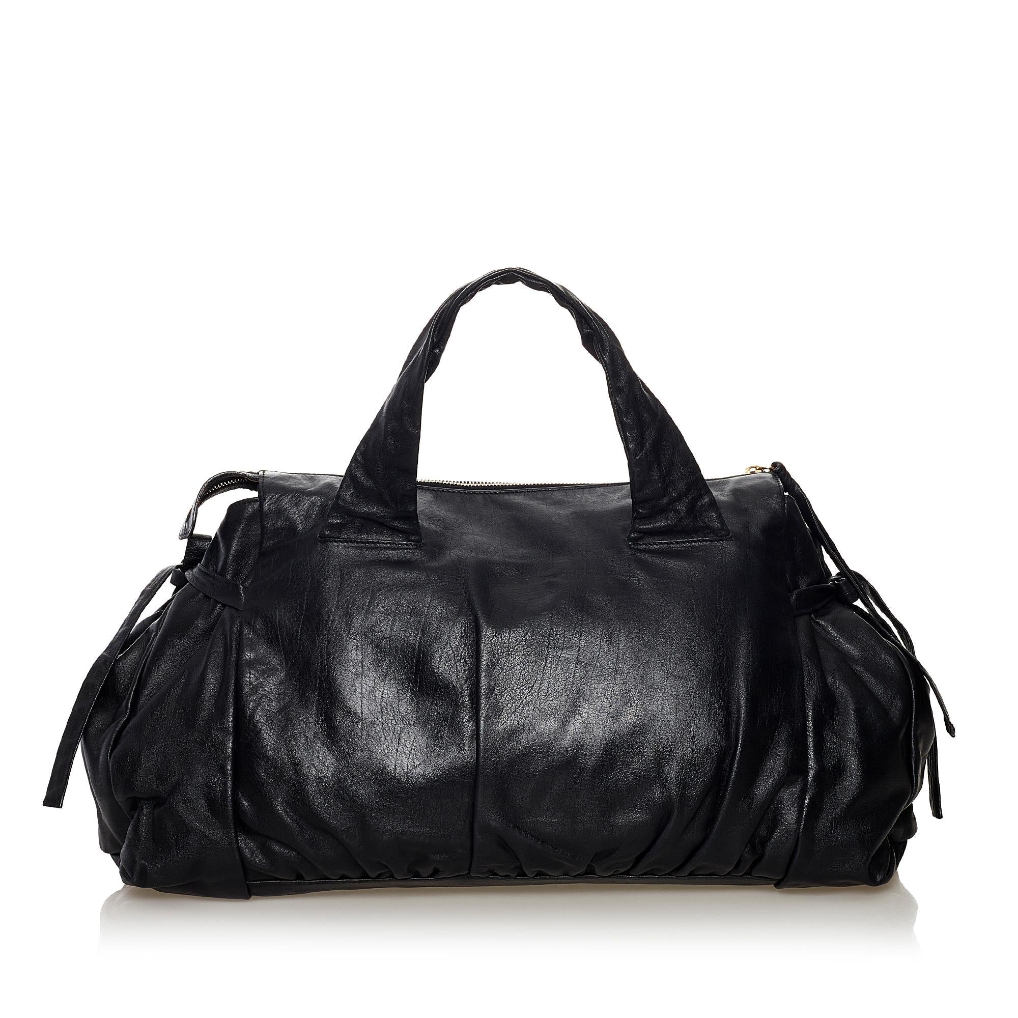 Gucci Hysteria Leather Tote Bag (SHG-32838)